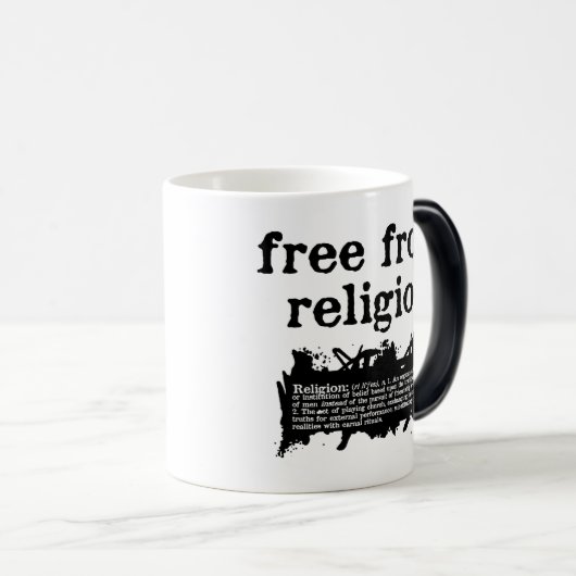 宗教の熱を変えるマグカップから解放 モーフィングマグカップ (正面右)