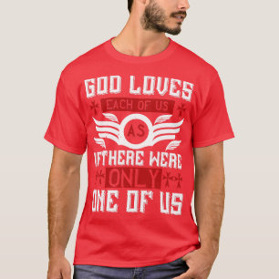 宗教の神は私たち一人ひとりを愛している Tシャツ