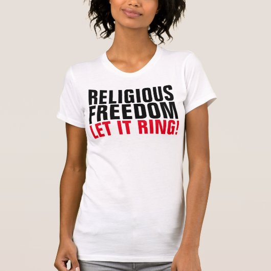 宗教の自由 Tシャツ (正面)