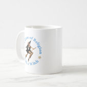 宗教を味わう – 魔女をなめる コーヒーマグカップ (正面左)