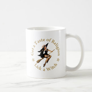 宗教を味わう – 魔女をなめる コーヒーマグカップ