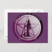 宗教を味わって。魔女を舐めろ! ポストカード (正面/裏面)