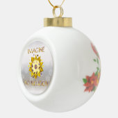 宗教を想像しないで下さい セラミックボールオーナメント (右)