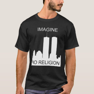 宗教を想像しないで下さい Tシャツ