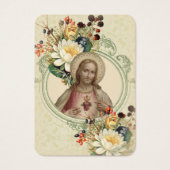 宗教イエス葬儀祈りの言葉メモリアルカード (正面)