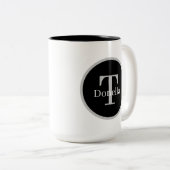 宗教インスピレーションのワードアート ツートーンマグカップ (正面右)