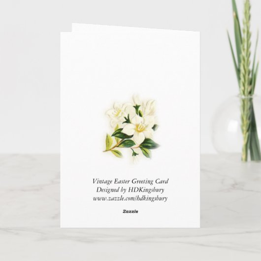 宗教イースターカード シーズンカード (裏面)