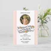 宗教イースター春のPaschaのブランチのお祝い 招待状 (スタンド正面)