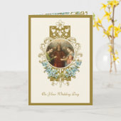 宗教エレガントカトリックのマ結婚リー・ジョセフ車 カード (黄色い花)