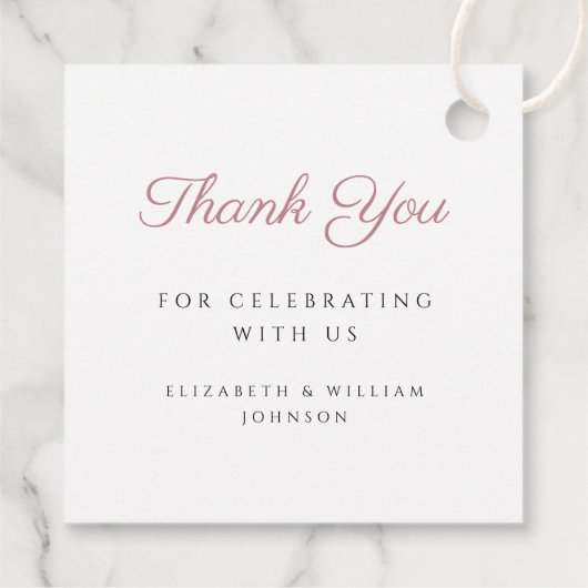 宗教エレガントクロスピンク文字の洗礼 フェイバータグ (裏面)