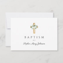 宗教エレガントクロスフローラバプテスマ