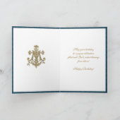 宗教エレガントヴァージンメアリーファティマカード カード (内部)