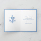 宗教エレガントヴァージンメアリーフローラ カード (内部)