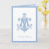 宗教エレガントヴァージンメアリーフローラ カード (黄色い花)