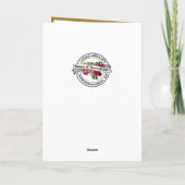 宗教エレガントヴァージンメアリー金ゴールドフローラカード カード (裏面)