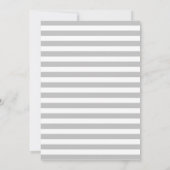 宗教エレガント十字少年バプテスマ写真 招待状 (裏面)