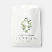 宗教エレガント十字植物洗礼 フェイバーバッグ (正面)
