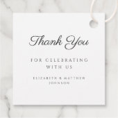 宗教エレガント十字緑植物洗礼 フェイバータグ (裏面)