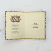 宗教エレガント聖ヨセフ子イエス金ゴールド カード (内部)