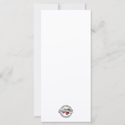 宗教カトリックがCの葬儀集会を鎮める カード (裏面)