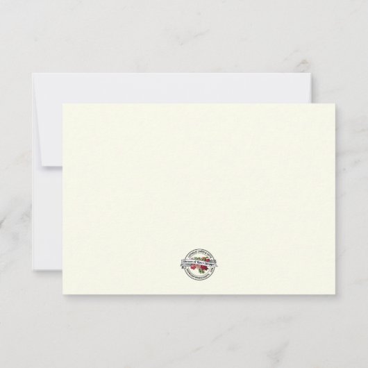 宗教カトリックのイエスの哀悼サンキューカード サンキューカード (裏面)