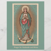 宗教カトリックのマリア祈りの言葉夫と妻 (正面)