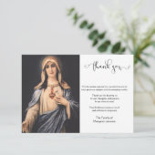 宗教カトリックヴァージンマリア·コンドリアンス サンキューカード (スタンド正面)