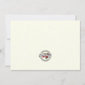 宗教カトリックヴァージンマリフローラ弔慰   サンキューカード (裏面)