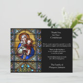 宗教カトリックヴァージンマリーイエスコンドリエンス サンキューカード (スタンド正面)