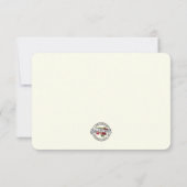 宗教カトリックヴァージンメアリーフローラ弔意 サンキューカード (裏面)