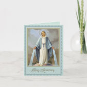 宗教カトリックヴァージンメアリー記念カード カード (正面)