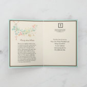 宗教カトリック悔やみや弔慰弔問の十字架 カード (内部)