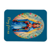 宗教カトリック教会のマリア マグネット (横)