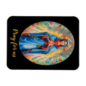 宗教カトリック教会のマリア マグネット (横)