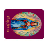 宗教カトリック教会のマリア マグネット (横)