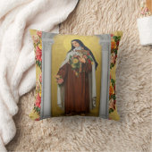 宗教カトリック教会の聖テルセ・カルメライト クッション (ブランケット)