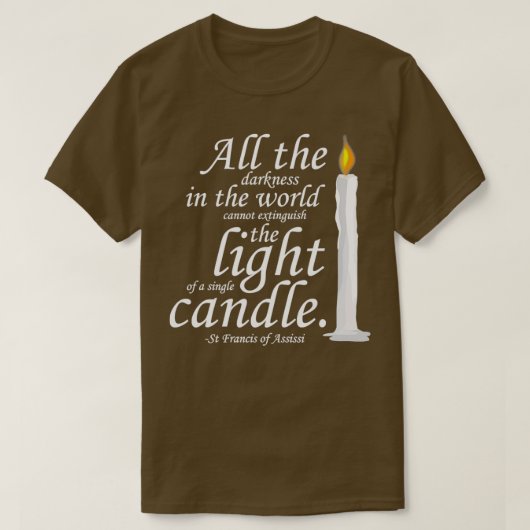宗教カトリック祈りの言葉平和サン2 Tシャツ (デザイン正面)