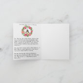 宗教カトリック聖テレーゼ祈りの言葉ノヴェナ カード (内部)