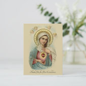 宗教カトリック葬儀お悔やみ ポストカード (スタンド正面)