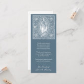 宗教カトリック葬儀悔やみや弔慰サンキューカード カード (正面/裏面インサイチュ)