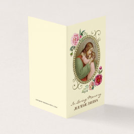 宗教カトリック葬儀記念聖札 名刺