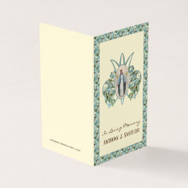 宗教カトリック葬儀記念聖札 名刺