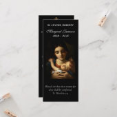 宗教カトリック葬祭悔やみや弔慰サンキューカード カード (正面/裏面インサイチュ)