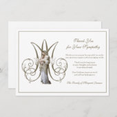 宗教カト賛美リックヴァージン サンキューカード (正面/裏面)