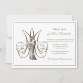 宗教カト賛美リックヴァージン サンキューカード (正面)