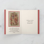 宗教ガーディアンエンジェル祈りの言葉ヤングガール カード (内部)