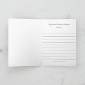 宗教キリストの挨拶状の十字 カード (内部)