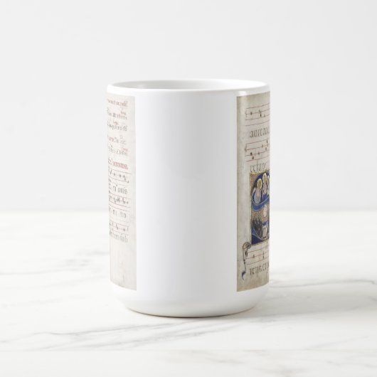 宗教キリスト教の聖書の原稿芸術 コーヒーマグカップ (中央)