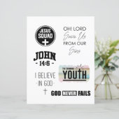 宗教キリスト教イエス引用文聖句 (スタンド正面)