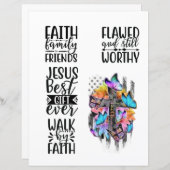 宗教キリスト教イエス引用文聖句 (正面/裏面)